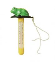 Floating pond thermometer