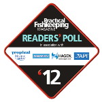 Practical Fishkeeping Reader's Poll 2012 in association with Tropical Marine Centre, Aquarian, Hagen and API.